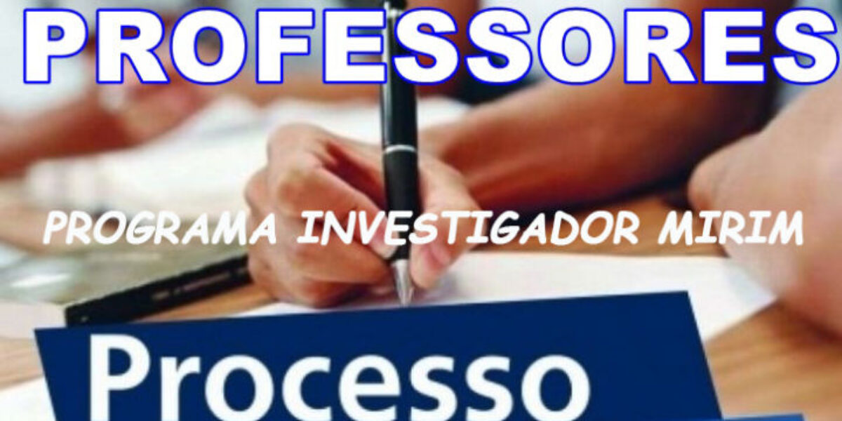 EDITAL DE PROCESSO SELETIVO