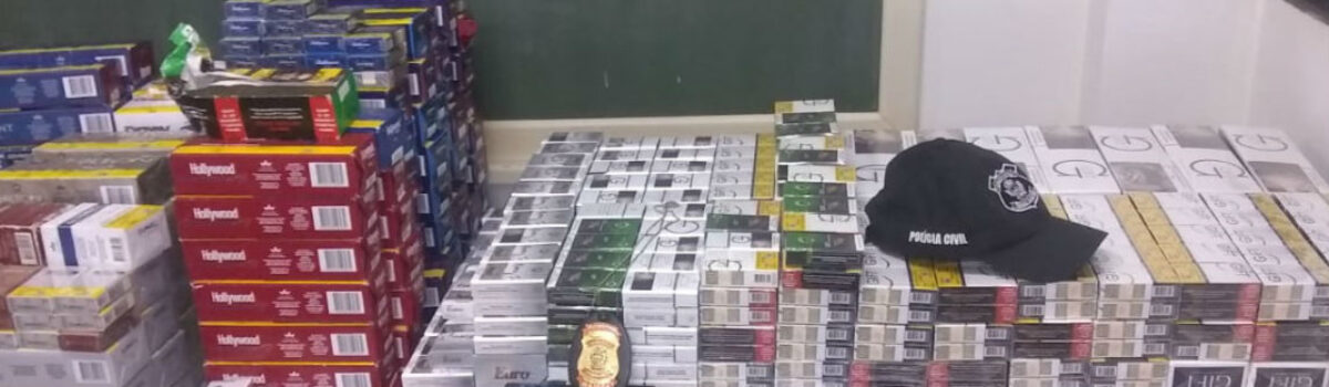 Operação Arapuca desmantela, em Águas Lindas, jogo do bicho e apreende cigarros contrabandeados do Paraguai