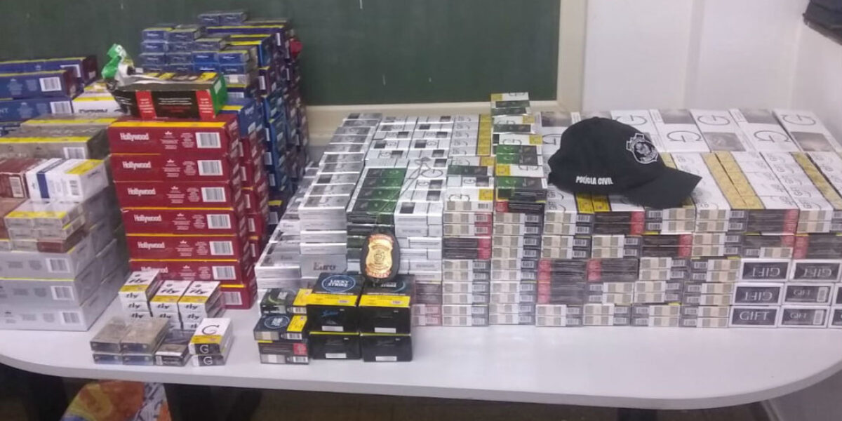 Operação Arapuca desmantela, em Águas Lindas, jogo do bicho e apreende cigarros contrabandeados do Paraguai