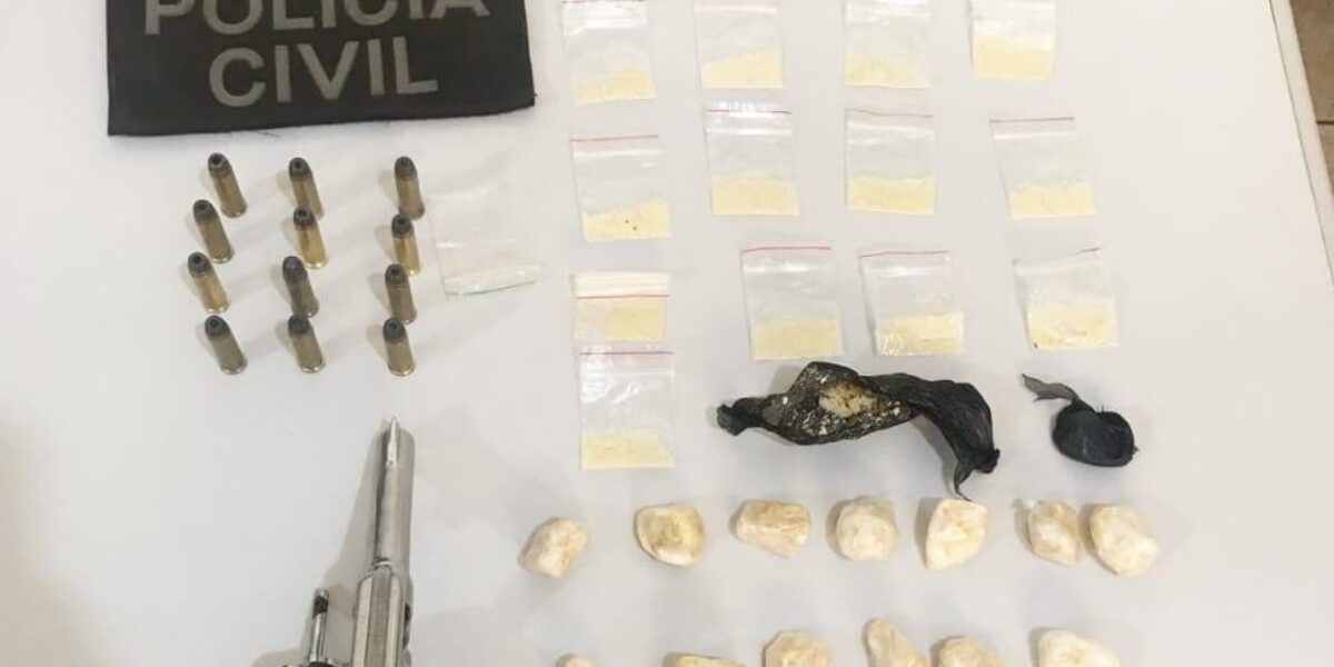 Polícia Civil fecha ponto de tráfico de drogas em Abadia de Goiás