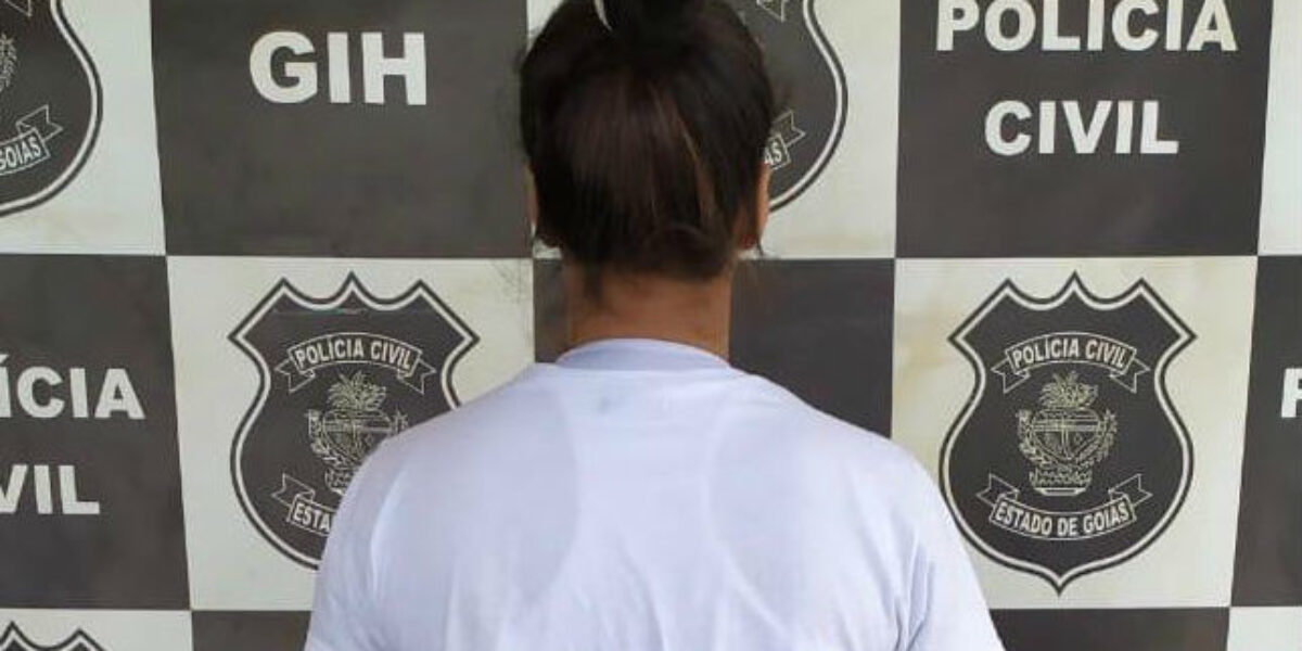 GIH de Luziânia prende mulher suspeita de ser mandante de homicídio