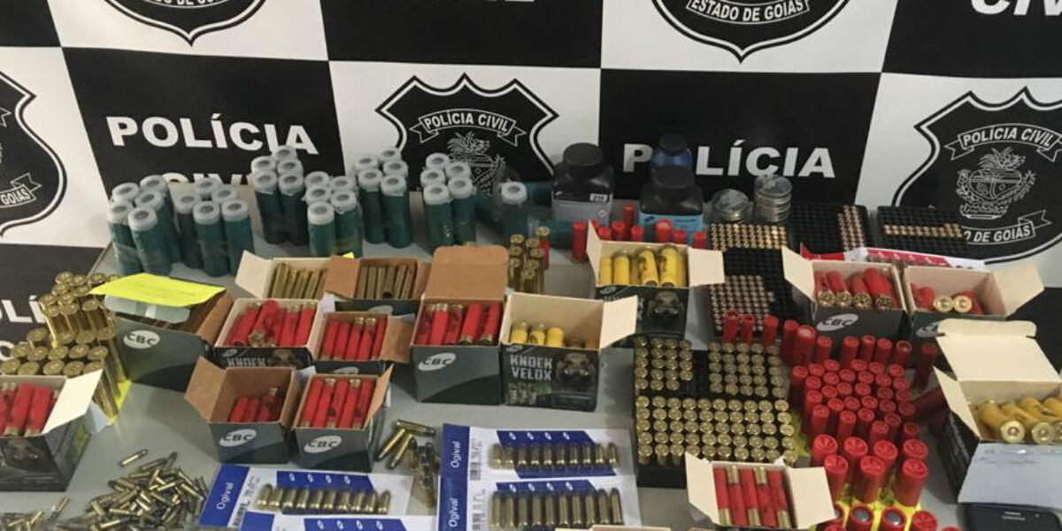 Operação prende três pessoas em Mozarlândia por posse irregular de arma e munições
