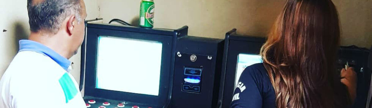 Máquinas de jogos de azar são apreendidas em Aparecida de Goiânia