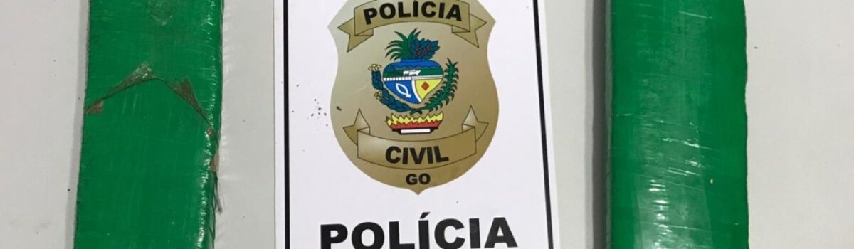 Polícia Civil realiza primeira apreensão de drogas do ano em Morrinhos