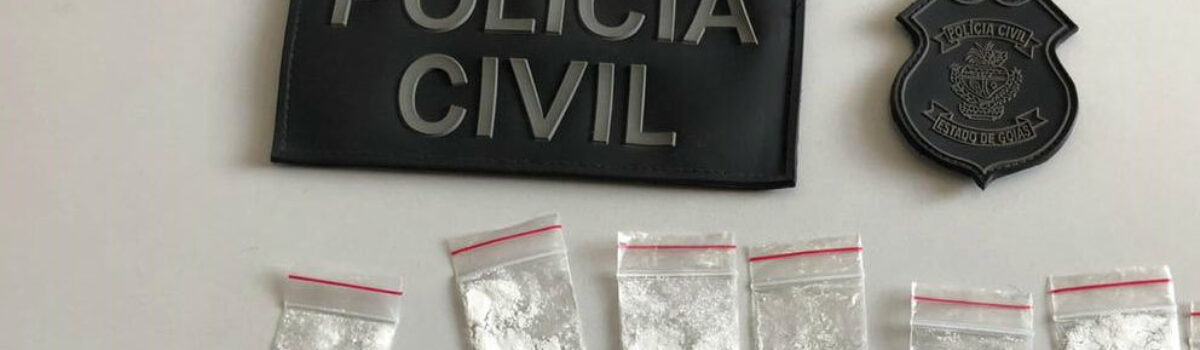 Polícia Civil prende suspeito por tráfico de drogas em Porangatu