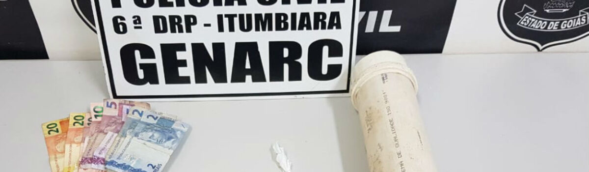 Homem é preso em flagrante por tráfico de drogas em Itumbiara
