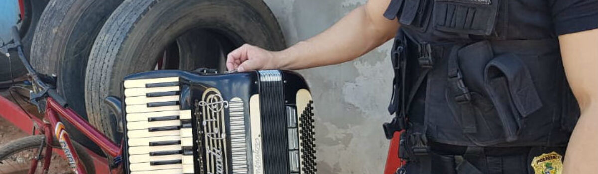 Gepatri de Formosa prende suspeitos de latrocínio; autores subtraíram uma sanfona avaliada em R$ 25 mil reais