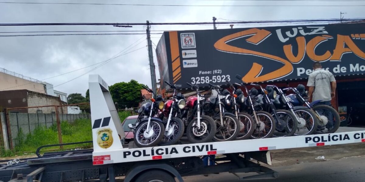 DERFRVA participa de operação da SSP contra comércio ilegal de motocicletas