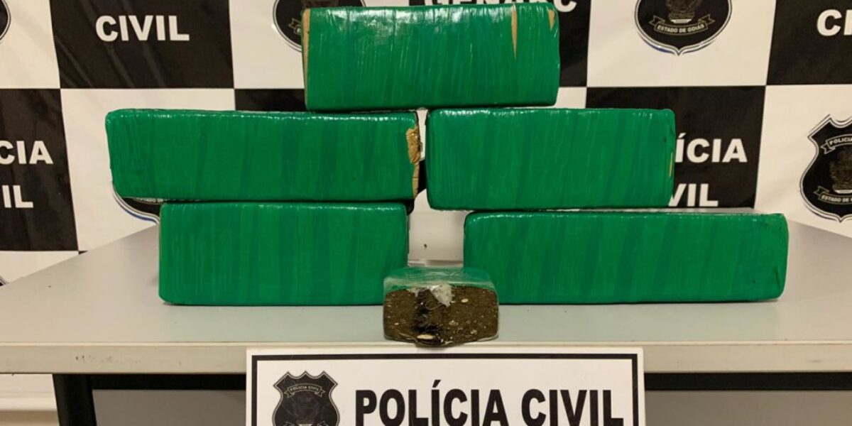 Rapaz é preso com cinco quilos de maconha em Catalão