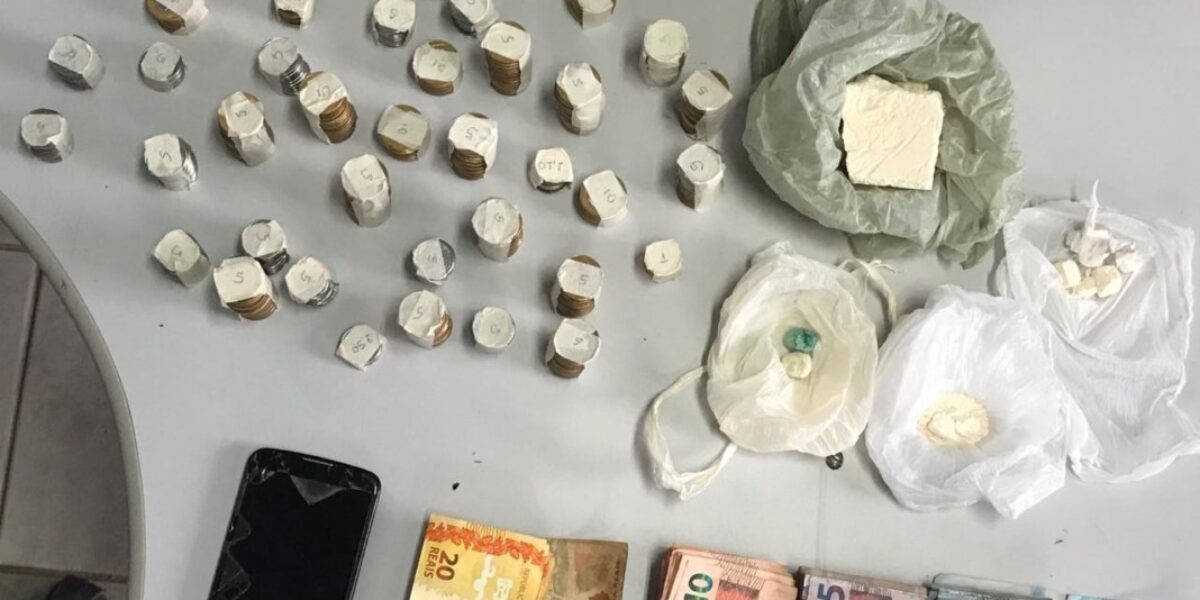 Operação apreende dinheiro, armas e drogas em Crixás
