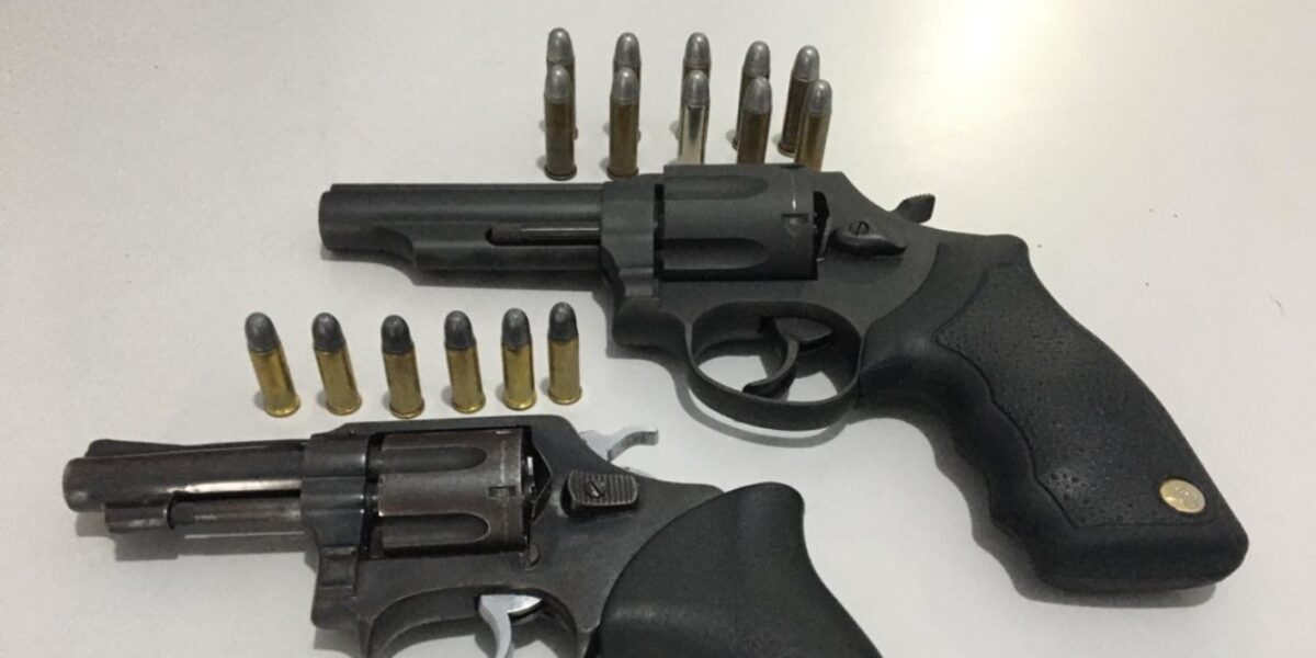 Armas são apreendidas em residência durante operação em Caldas Novas