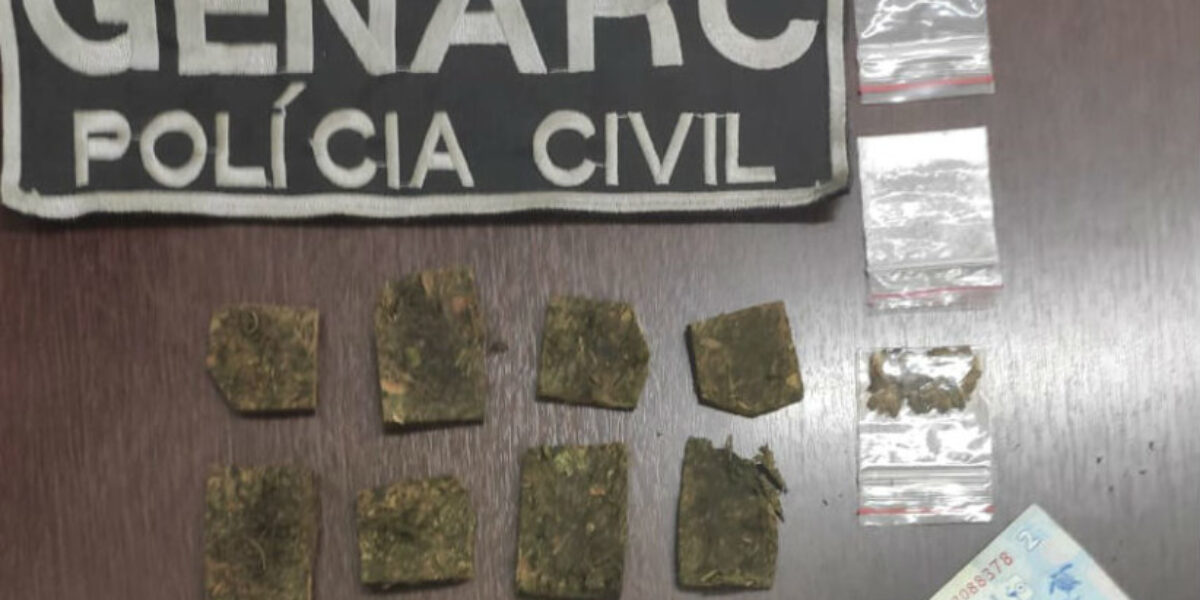 Genarc prende homem por tráfico e corrupção de menores em Aparecida