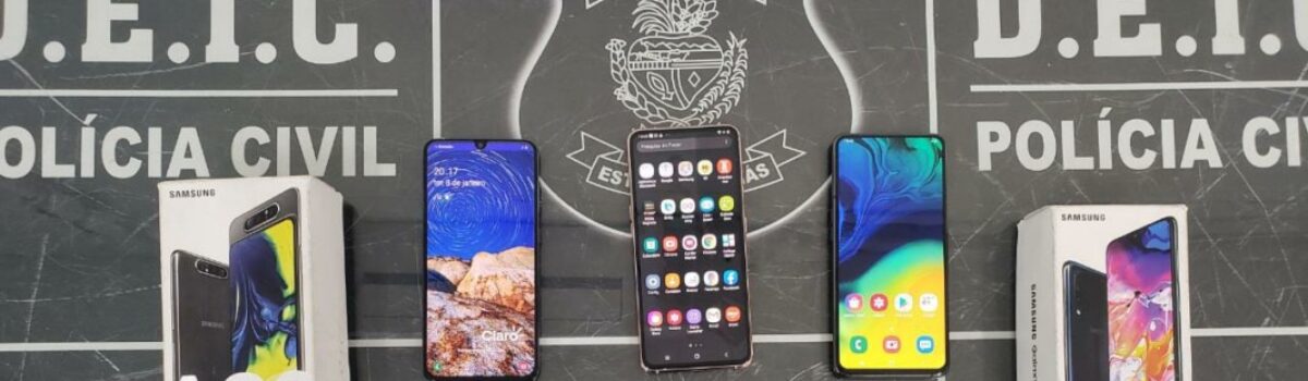 Deic prende suspeito de vender celulares furtados