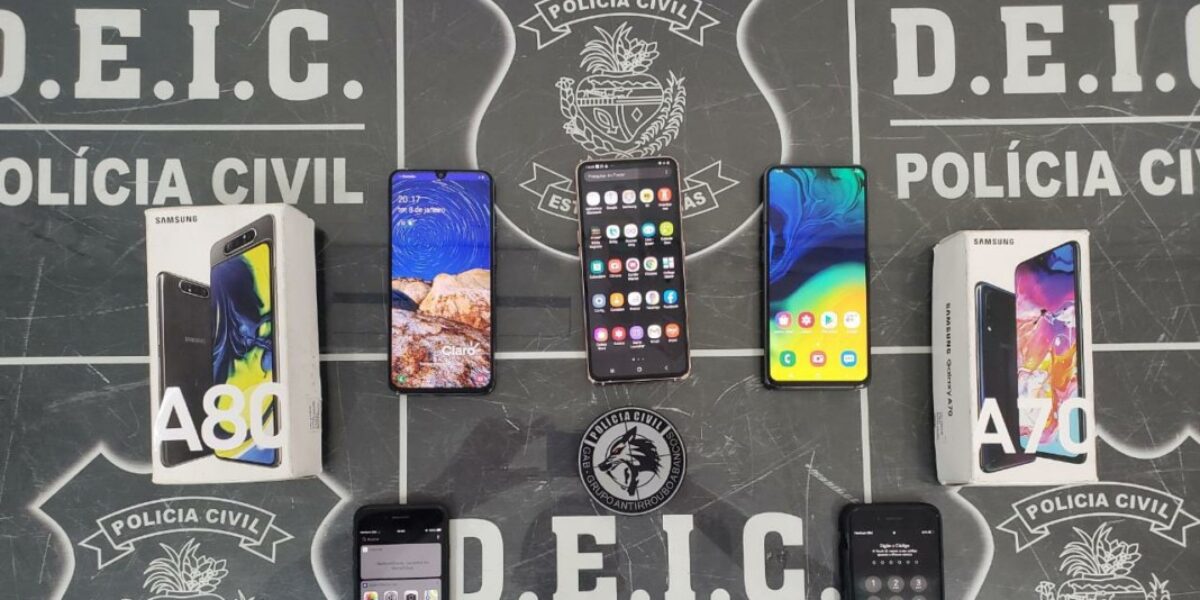 Deic prende suspeito de vender celulares furtados