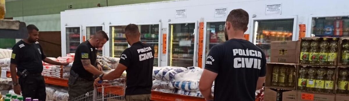 Polícia Civil e Procon fazem operação em Mineiros contra aumento abusivo de preços nos supermercados