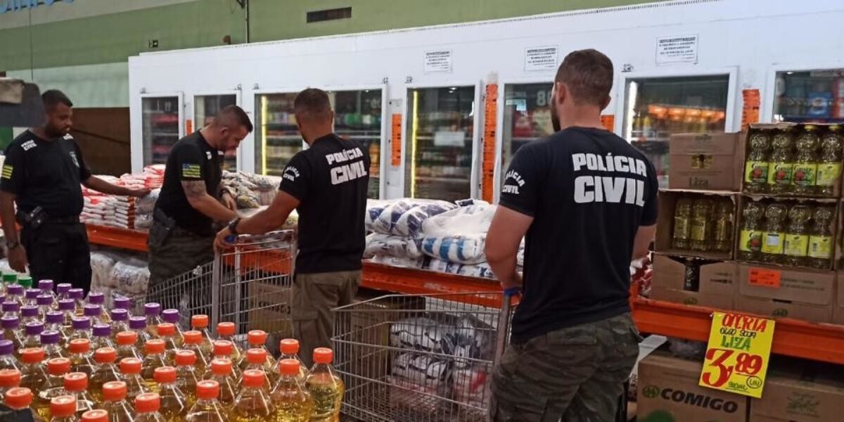 Polícia Civil e Procon fazem operação em Mineiros contra aumento abusivo de preços nos supermercados