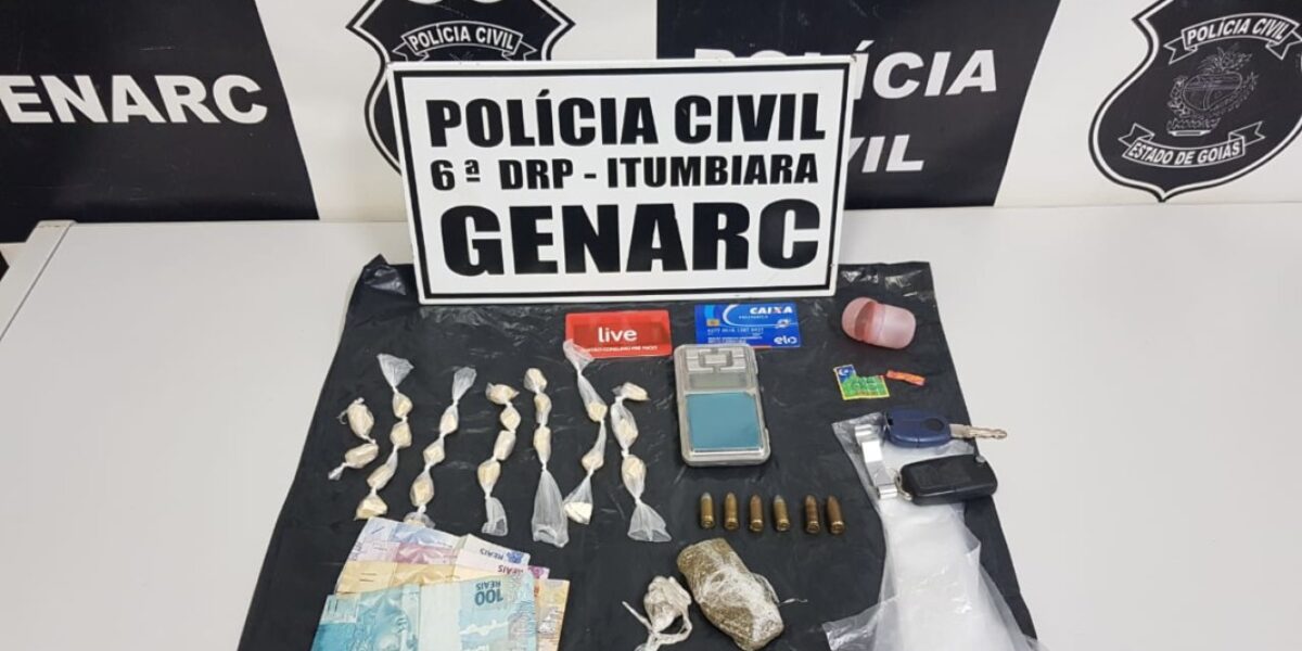 Homem é preso suspeito de tráfico em Itumbiara