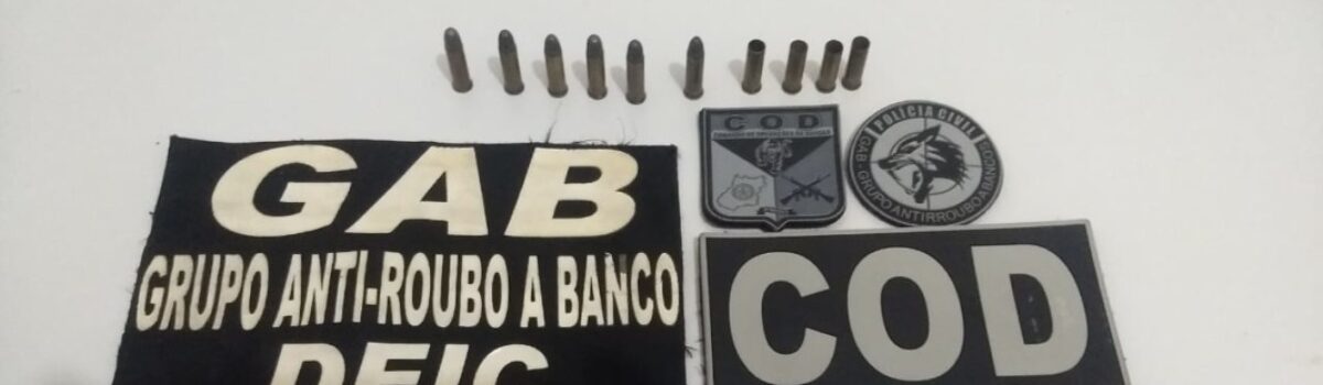 GAB/Deic e PMGO desarticulam associação criminosa que planejava assaltos em São Miguel do Araguaia