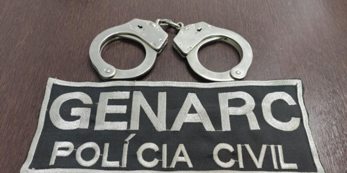 Homicida é preso no Setor Garavelo pelo Genarc Aparecida
