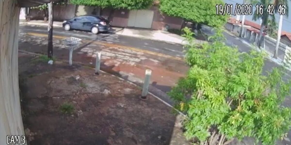 Preso suspeito de roubo a residência em Goiânia