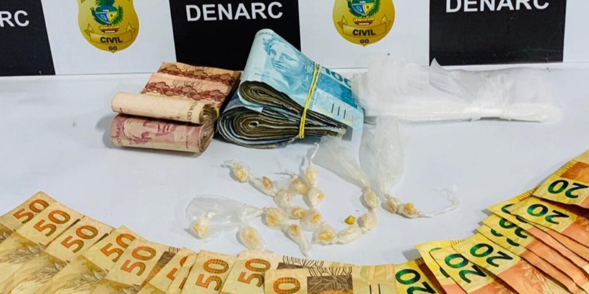 Denarc prende suspeito de tráfico em Goiânia