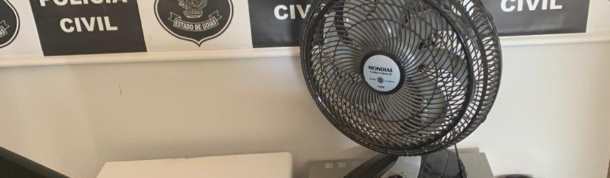 Homem é preso em Abadia na posse de utensílios domésticos furtados