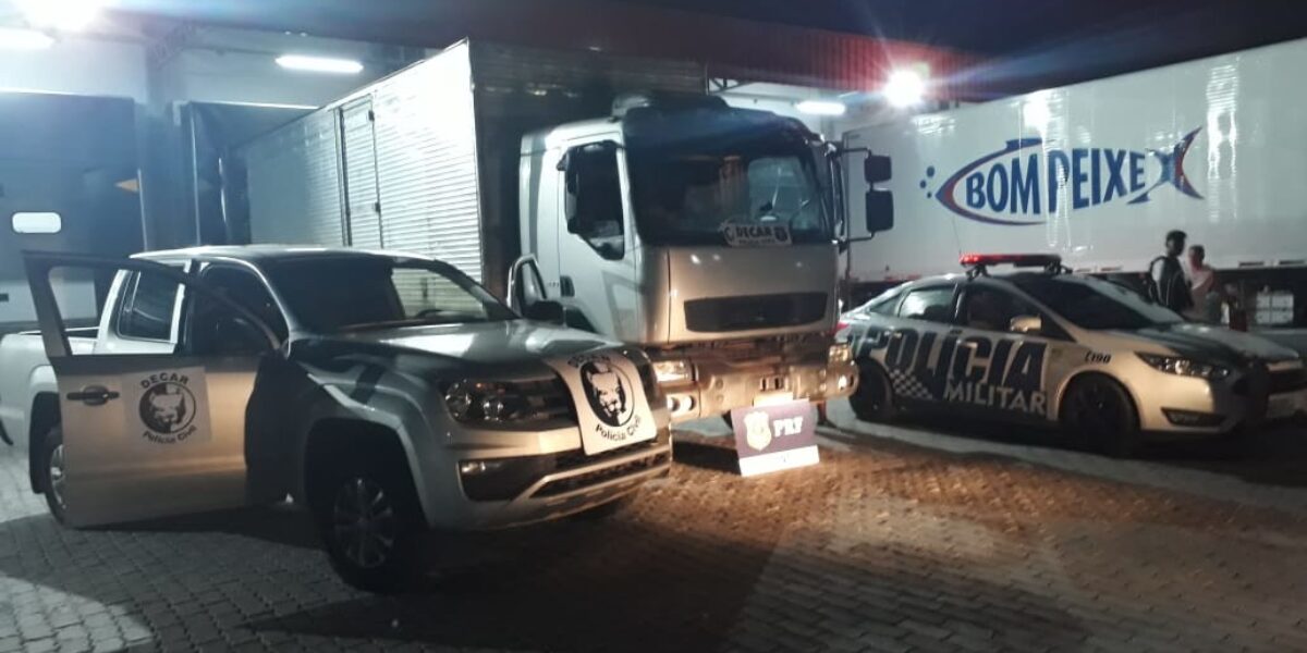 PC, PM e PRF apreendem carne roubada em empresa distribuidora; carga estava avaliada em R$ 1,5 milhão