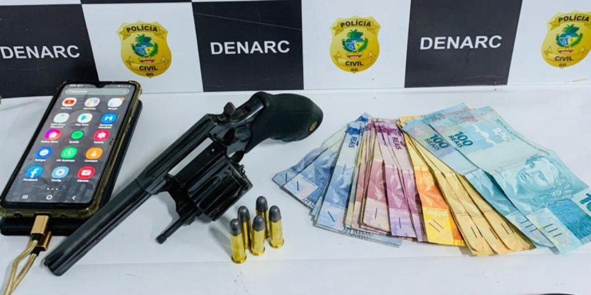 Denarc prende autor de tráfico no St. Nova Esperança, Goiânia