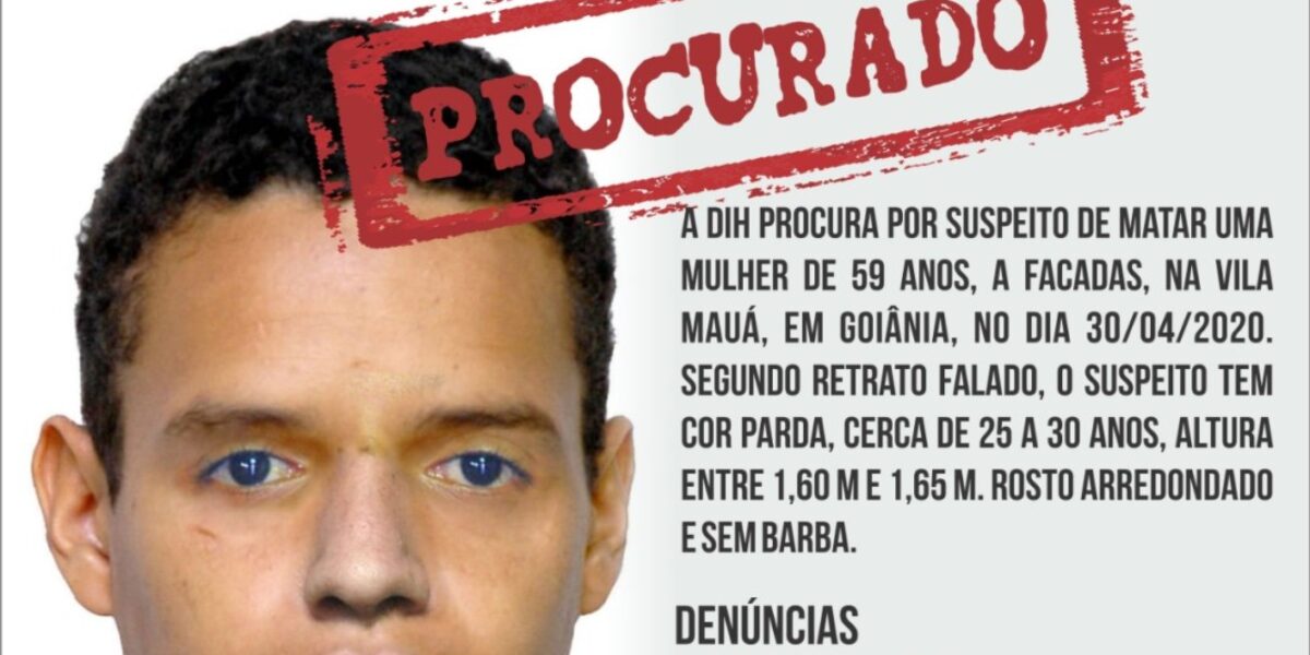 DIH faz buscas por suspeito que teve retrato falado divulgado
