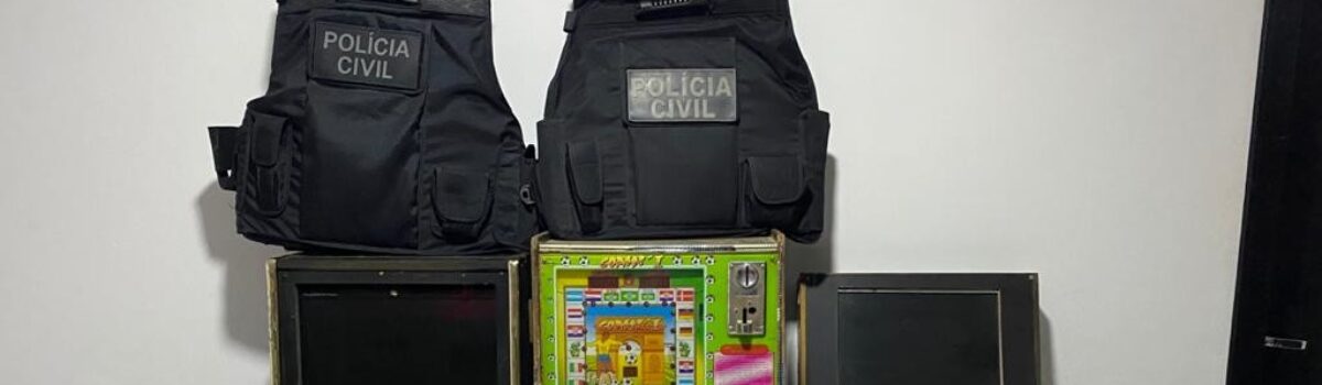 Polícia Civil fecha mais um ponto de jogo de azar em Valparaíso