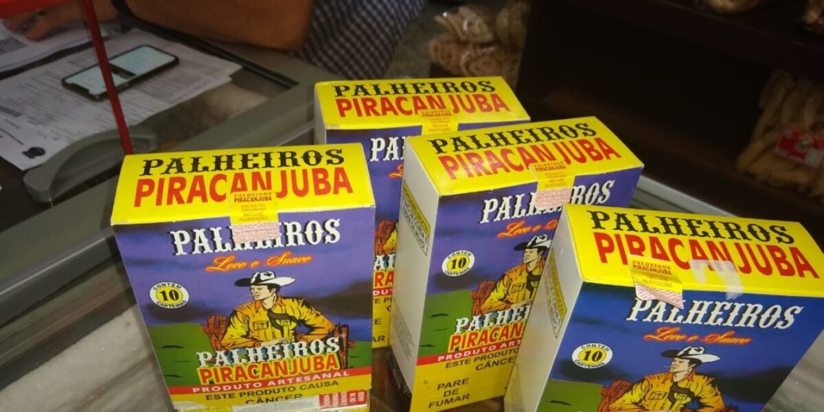Cigarros falsificados são apreendidos em operação da Decon, em Morrinhos