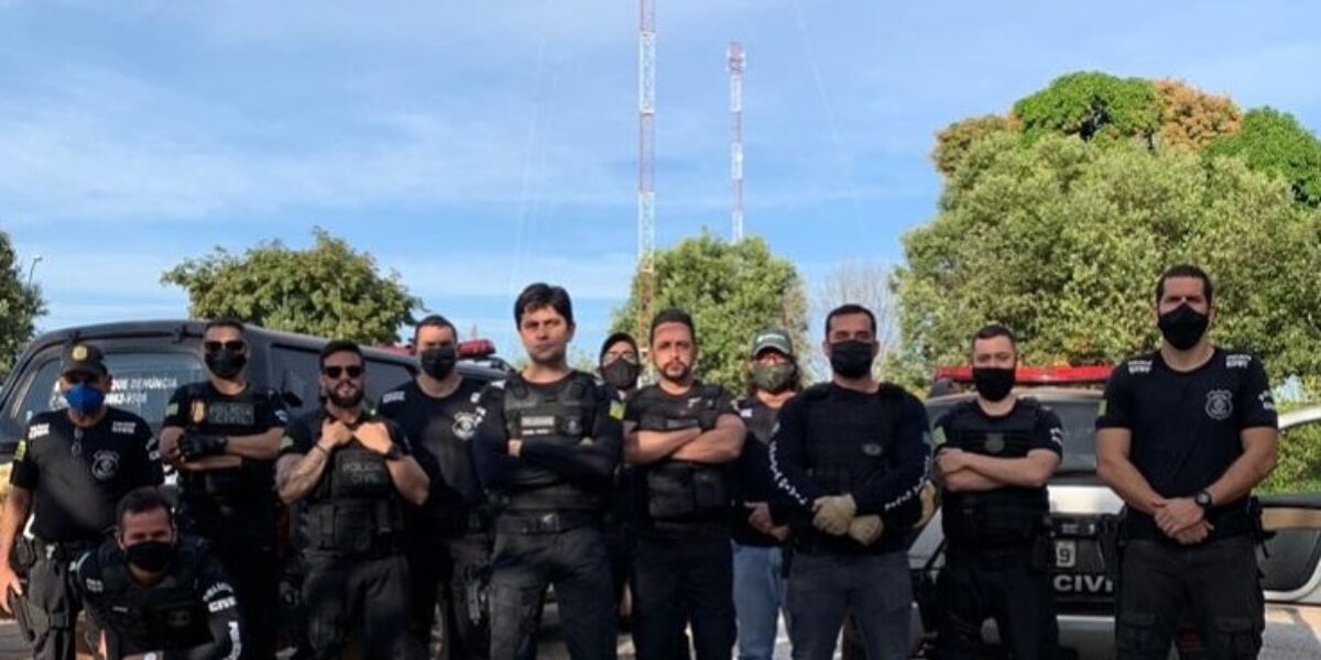 Polícia Civil prende quatro pessoas suspeitas de envolvimento em homicídio em Edéia