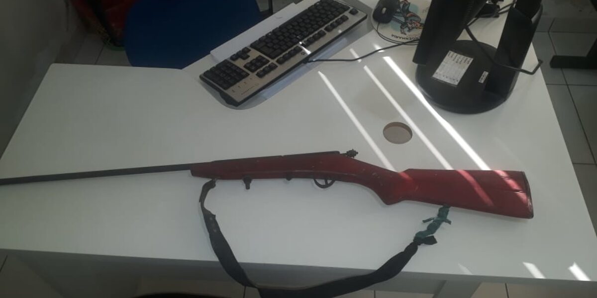 Dono de comércio é preso em flagrante por posse irregular de arma, em Uruaçu
