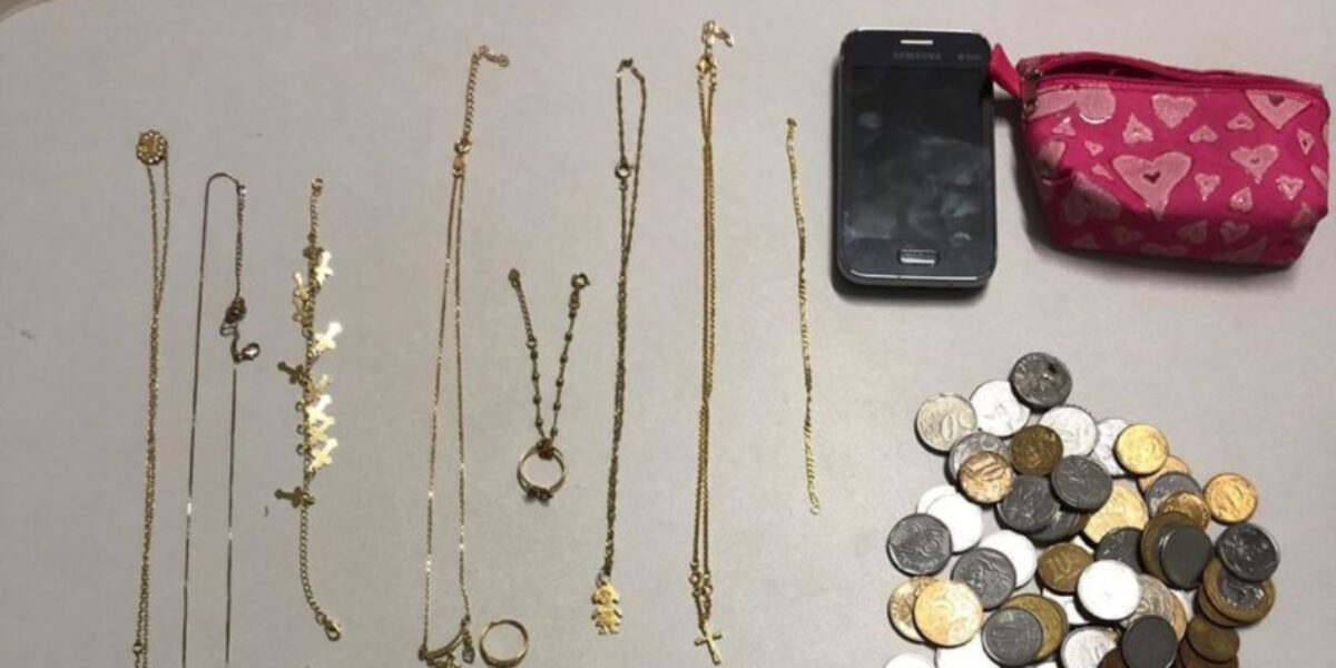Polícia Civil prende suspeito de furtar R$ 5 mil em joias de residência, em Caçu