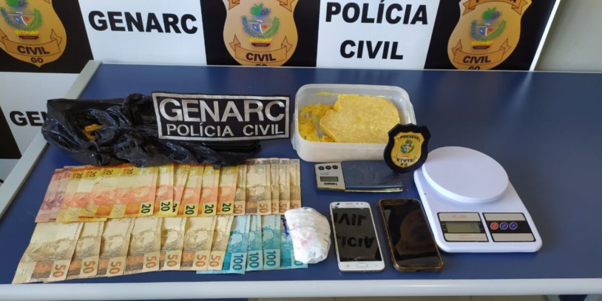 Suspeito de tráfico é preso em Niquelândia; casa era alugada para refino de drogas