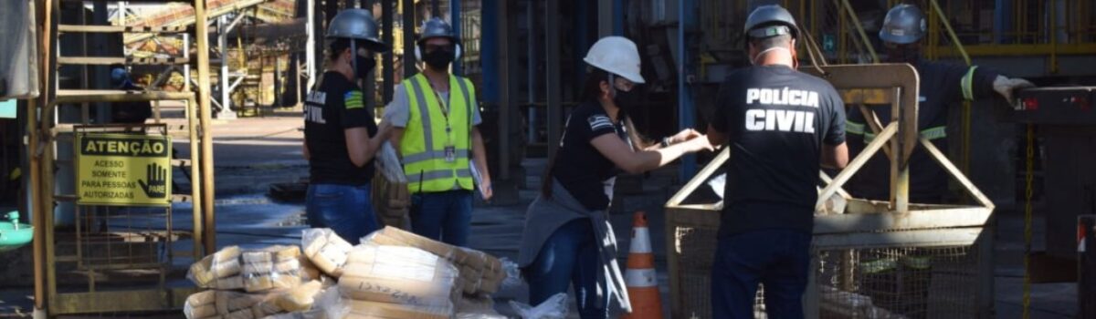 Polícia Civil incinera mais de 2 toneladas de drogas em Jataí