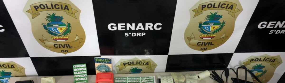 Polícia Civil faz buscas em copiadora e descobre esquema de jogo do bicho, em Valparaíso