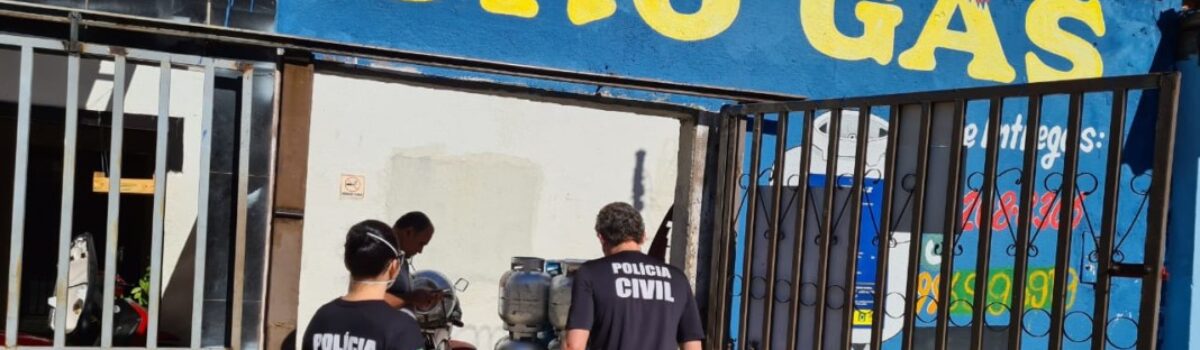 Operação Crepitus: Decon faz operação contra venda clandestina de botijões de gás