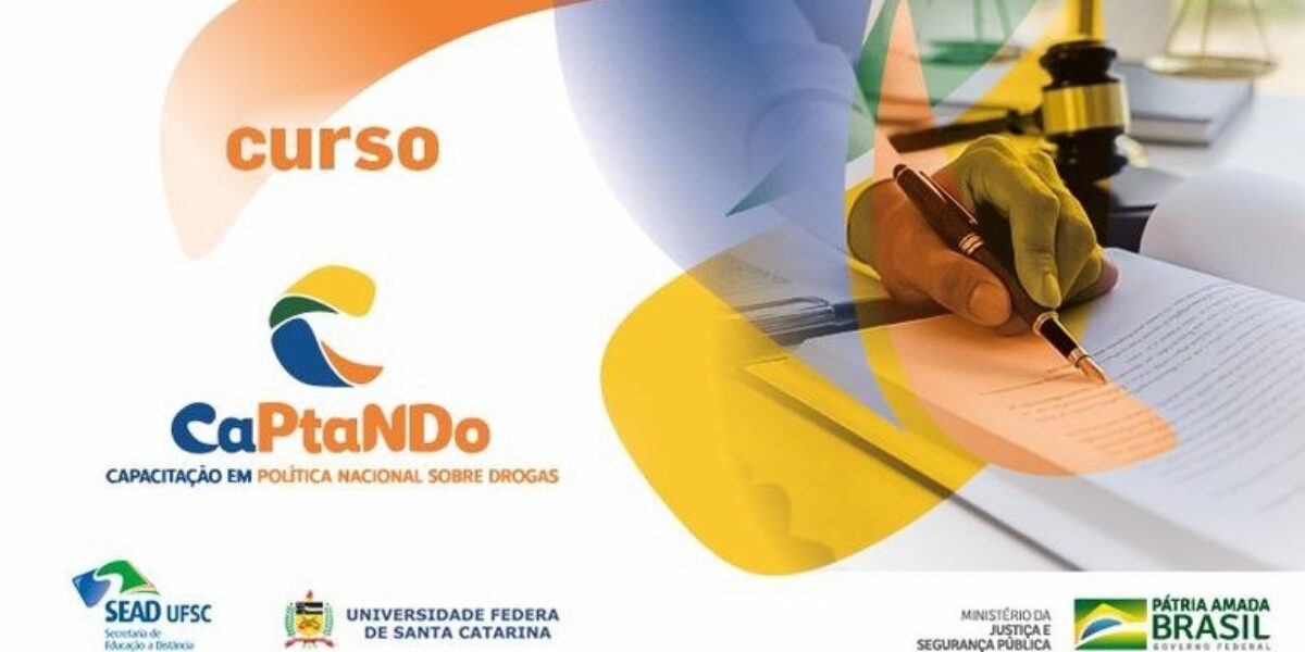 Inscrições abertas pelo MJ para curso sobre drogas