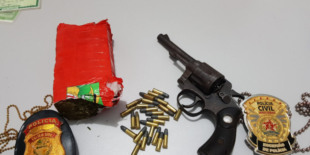 Polícia Civil apreende drogas e armas em operação em São Simão