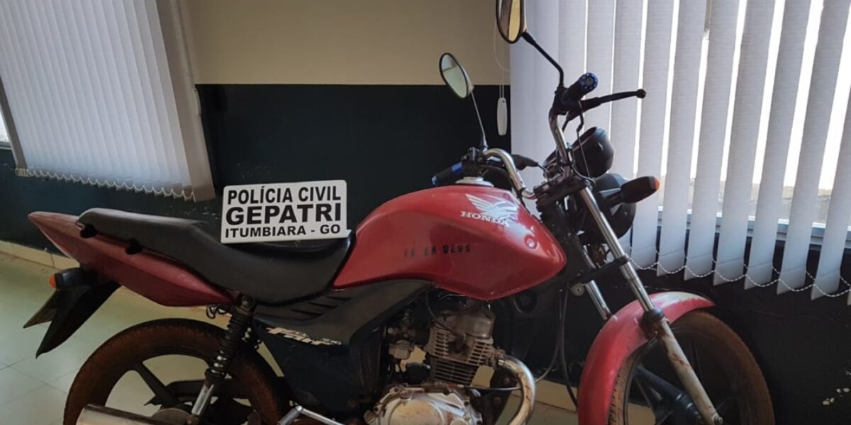 Polícia Civil recupera motocicleta e prende suspeito de receptação em Itumbiara