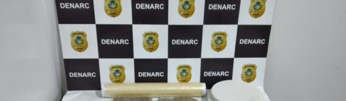 Polícia Civil prende em flagrante suspeito de tráfico de drogas em Aparecida; autor já alegou usar o tráfico para complementar sua renda