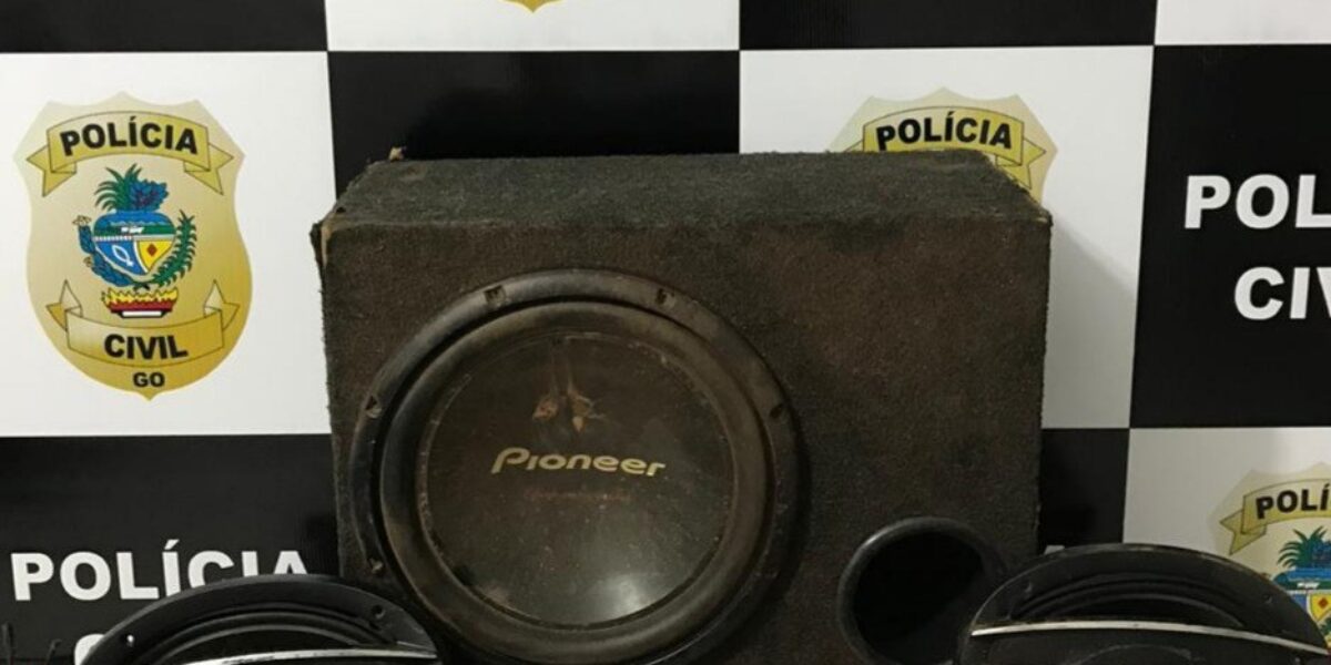 Suspeito de receptação de som automotivo é preso em Pontalina