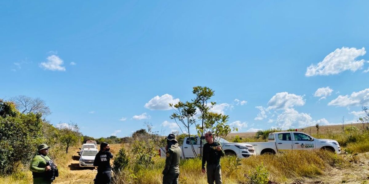Dema e Semad realizam operação na Chapada dos Veadeiros