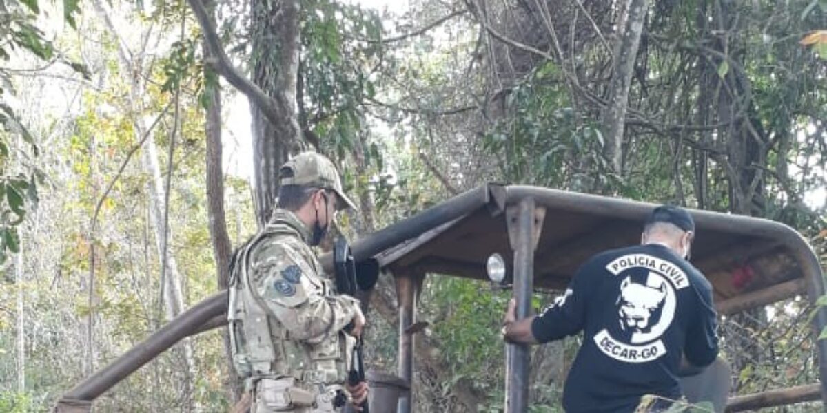 Operação Campo Limpo II cumpre duas prisões na região norte do Estado e recupera maquinário roubado