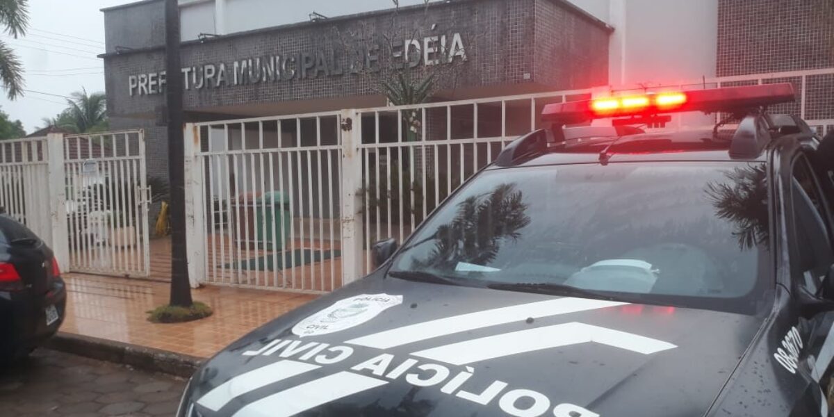 Operação Mestre de Obras: Polícia Civil faz 14 buscas e cumpre afastamento de 09 servidores da Prefeitura de Edeia