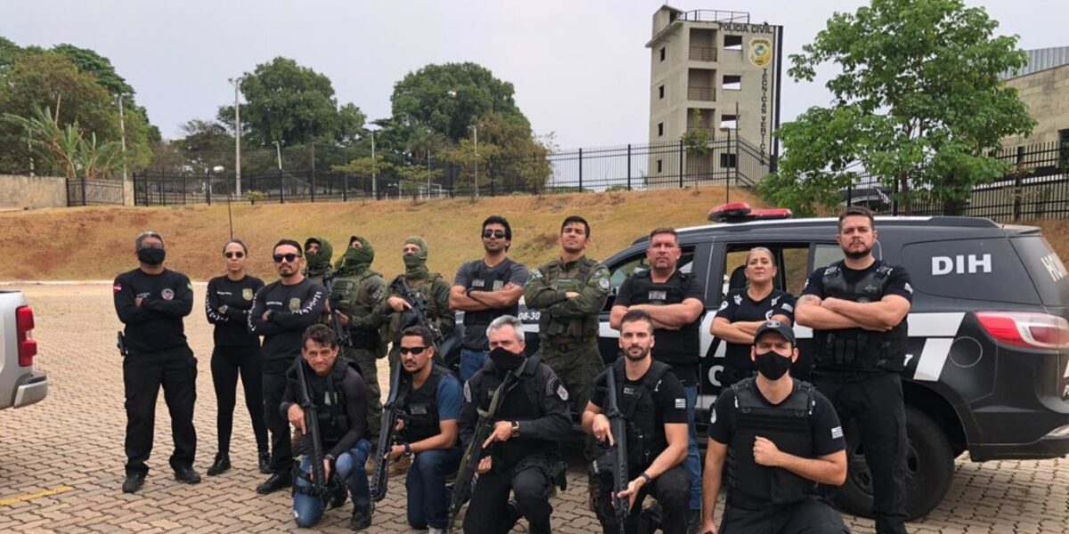 Polícia Civil de Goiás participa de ação conjunta para capturar membros de facção criminosa atuante no Pará