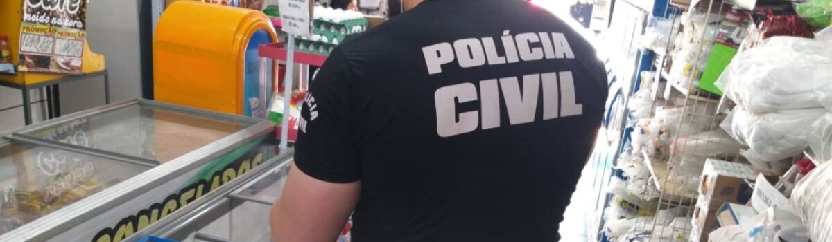 Polícia Civil faz apreensão de alimentos impróprios para consumo em comércio do Jd Novo Mundo; estabelecimento foi interditado