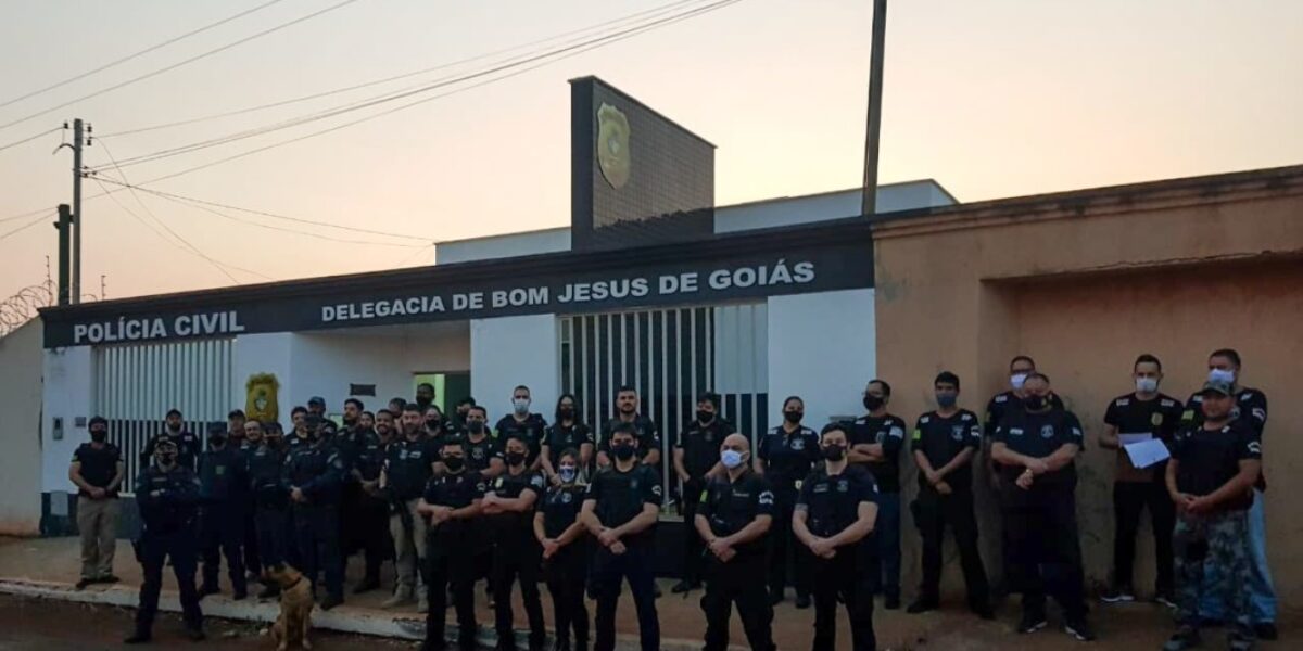 Polícia Civil deflagra operação contra tráfico de drogas em Bom Jesus de Goiás