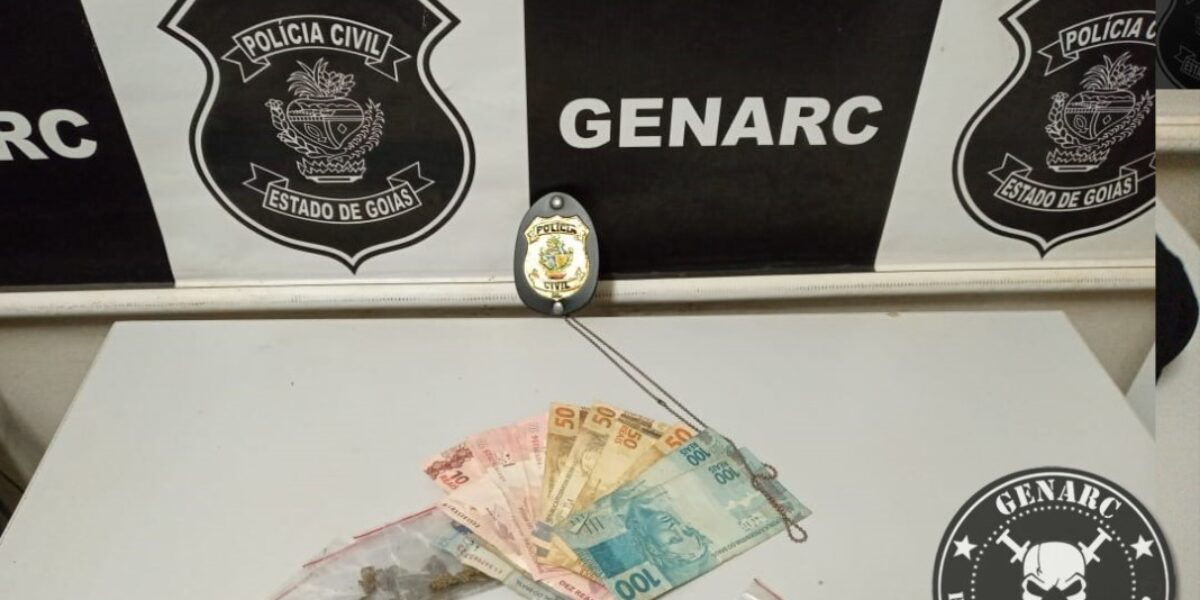 Homem é preso suspeito de tráfico de drogas em bairros de Águas Lindas
